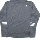 ADIDAS Womens Grey Hoodie S