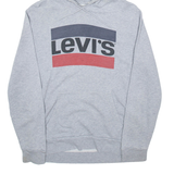 LEVI'S Mens Grey Hoodie S