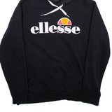 ELLESSE Womens Black Hoodie UK 14