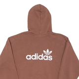 ADIDAS ORIGINALS Womens Brown Hoodie UK 12