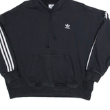 ADIDAS Womens Black Hoodie UK 10