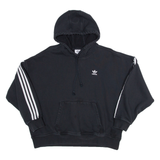 ADIDAS Womens Black Hoodie UK 10