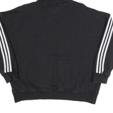 ADIDAS Womens Black Hoodie UK 10