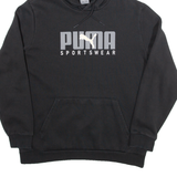 PUMA Mens Black Hoodie L