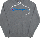 CHAMPION Mens Grey Hoodie S