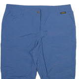 JACK WOLFSKIN Womens Casual Shorts Blue Slim L W34