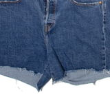 LEVI'S 501 Big E Womens Denim Shorts Blue XL W36