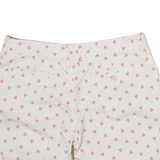 TOMMY HILFIGER Womens Casual Shorts Cream Spotted S W28