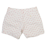 TOMMY HILFIGER Womens Casual Shorts Cream Spotted S W28