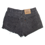 LEVI'S Orange Tab Womens Denim Shorts Grey 90s M W30