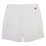 CARHARTT Mens Cargo Shorts Beige Relaxed XL W40