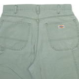 DICKIES Mens Workwear Shorts Green M W30