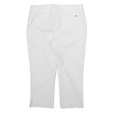 TOMMY HILFIGER Three Quarters Womens Casual Shorts White Slim M W30