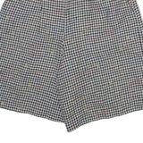 NORTON MCNAUGHTON Womens Casual Shorts White Relaxed Houndstooth XS W25