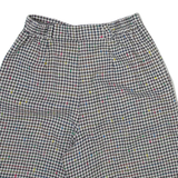 NORTON MCNAUGHTON Womens Casual Shorts White Relaxed Houndstooth XS W25