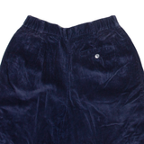 TALBOTS Womens Corduroy Shorts Blue Relaxed XS W26