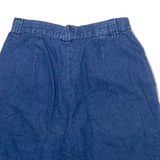 RIDERS CASUAL Womens Denim Shorts Blue Relaxed XS W26