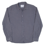 LEVI'S Mens Shirt Black Check Long Sleeve L