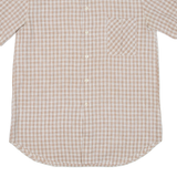 EUROMAN Mens Shirt Brown Check M