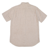 EUROMAN Mens Shirt Brown Check M