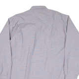 Mens Shirt Grey Check Long Sleeve 2XL