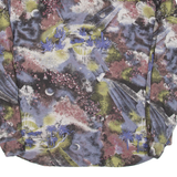 CUSTOM Mens Shirt Purple Crazy Pattern Long Sleeve S