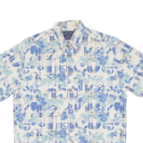 NEW HAVEN Mens Shirt Blue Floral M