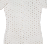 Mens Shirt Beige Crazy Pattern S