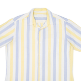 Mens Shirt Yellow Striped L