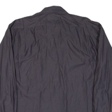 PIERRE CARDIN Mens Plain Shirt Black Long Sleeve L