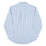 TOMMY HILFIGER Mens Shirt Blue Check Long Sleeve L