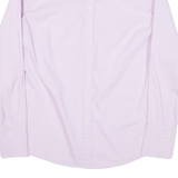 BANANA REPUBLIC Riley Tailored Fit Womens Plain Shirt Purple Long Sleeve S