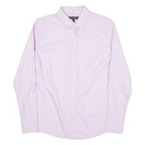 BANANA REPUBLIC Riley Tailored Fit Womens Plain Shirt Purple Long Sleeve S
