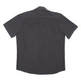 PIERRE CARDIN Mens Shirt Black Striped L