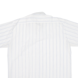 Mens Shirt White Striped 2XL