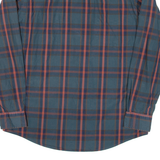 CAMEL ACTIVE Mens Shirt Green Check Long Sleeve L