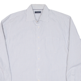 TOMMY HILFIGER Mens Shirt White Check Long Sleeve XL