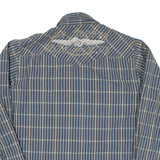 LEE COOPER Mens Shirt Blue Check Long Sleeve L