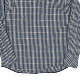 LEE COOPER Mens Shirt Blue Check Long Sleeve L