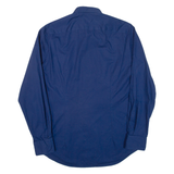 TOMMY HILFIGER Mens Plain Shirt Blue Long Sleeve M
