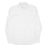 OLYMP Mens Plain Shirt White Long Sleeve M