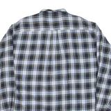 NAUTICA Mens Shirt Blue Check Long Sleeve XL