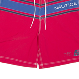 NAUTICA Mens Sports Shorts Red Relaxed L W36
