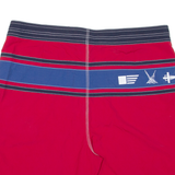 NAUTICA Mens Sports Shorts Red Relaxed L W36