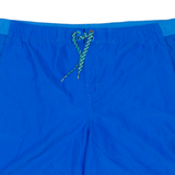 NIKE Mesh Lining Mens Swimming Shorts Blue Relaxed M W37