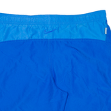 NIKE Mesh Lining Mens Swimming Shorts Blue Relaxed M W37