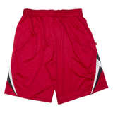 NIKE Mens Sports Shorts Red Relaxed L W32