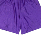 Mens Sports Shorts Purple Relaxed M W30