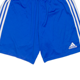 ADIDAS Mens Sports Shorts Blue Relaxed S W25