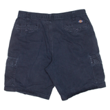 DICKIES Mens Cargo Shorts Blue Relaxed L W36